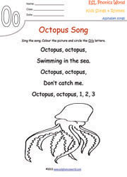 letter-o-song-worksheet